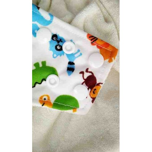 Bamboo diaper on buttons buy in online store