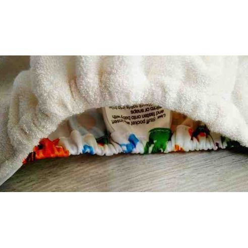 Bamboo diaper on buttons buy in online store