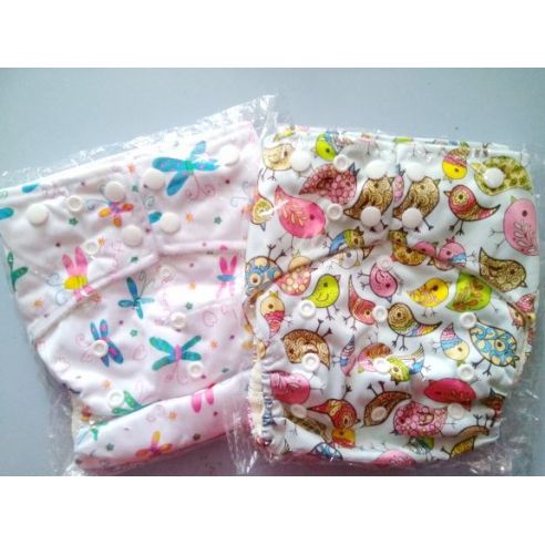 Bamboo diaper on buttons buy in online store