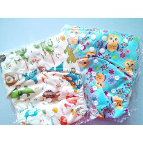 Bamboo diaper on buttons buy in online store