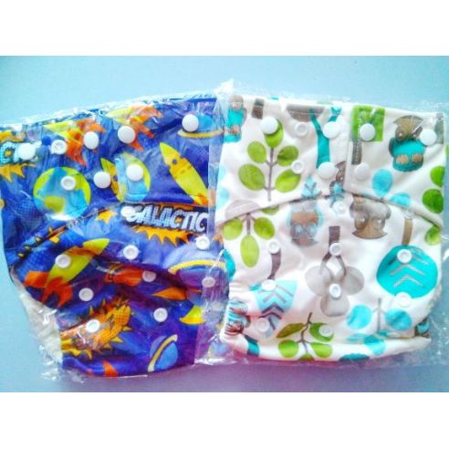 Bamboo diaper on buttons buy in online store