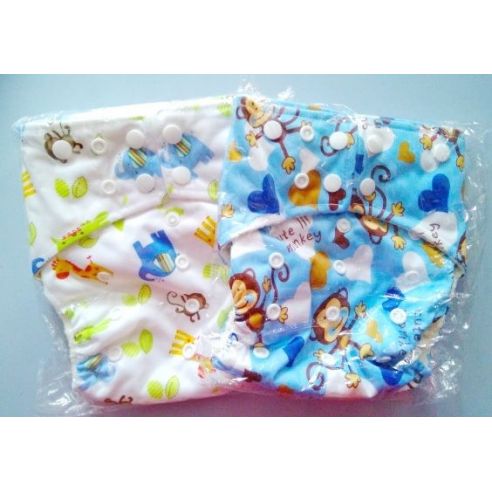 Bamboo diaper on buttons buy in online store