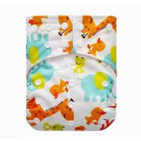 Bamboo diaper on buttons buy in online store