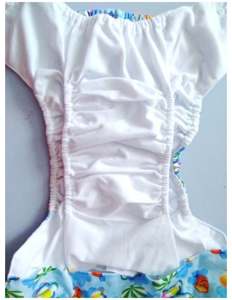 Reusable diaper on microflis buttons with double rubber band - large size buy in online store Reusable diaper on microflis buttons with double rubber band - large size buy in online store