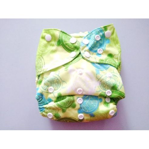 Reusable diaper on microflis buttons with built-in liners buy in online store