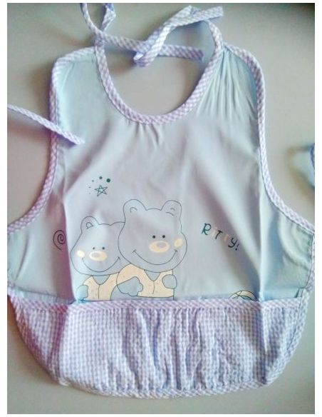 Cotton slotman apron with pocket - Blue bear buy in online store Cotton slotman apron with pocket - Blue bear buy in online store