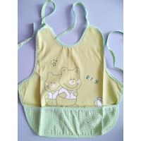 Cotton slotman apron with pocket - Bear green buy in online store