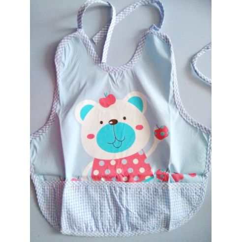 Cotton slotman apron with pocket - Blue Bear buy in online store