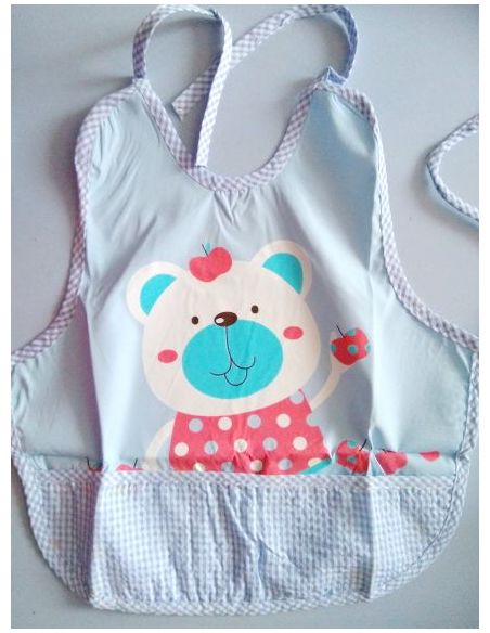 Cotton slotman apron with pocket - Blue Bear buy in online store