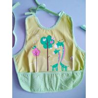 Cotton slotman apron with pocket - Giraffe green buy in online store
