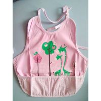Cotton slotman apron with pocket - pink giraffe buy in online store