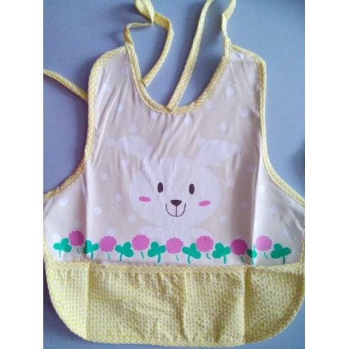 Cotton slotman apron with pocket - Yellow hare buy in online store