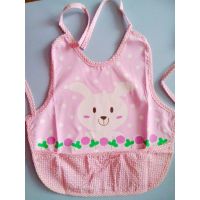 Cotton slotman apron with pocket - pink hare buy in online store