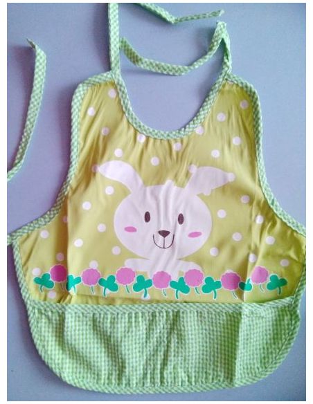 Cotton Aluminum Apron With Pocket - Green Hare buy in online store Cotton Aluminum Apron With Pocket - Green Hare buy in online store