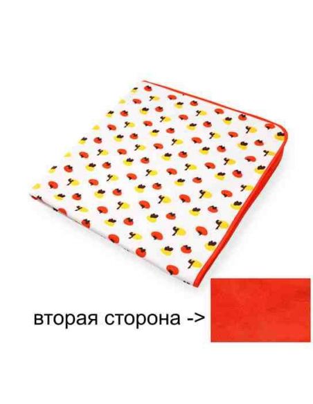 Diaperwritten Double-sided cotton Mahra + cotton knitwear - size 70 * 90cm buy in online store