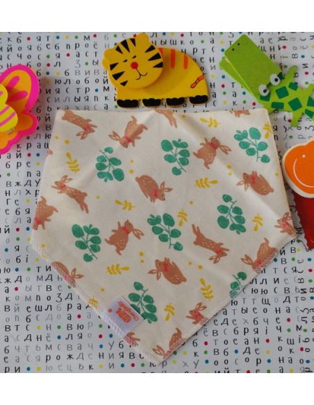 Whirl, bib, araphak on button - hares buy in online store Whirl, bib, araphak on button - hares buy in online store