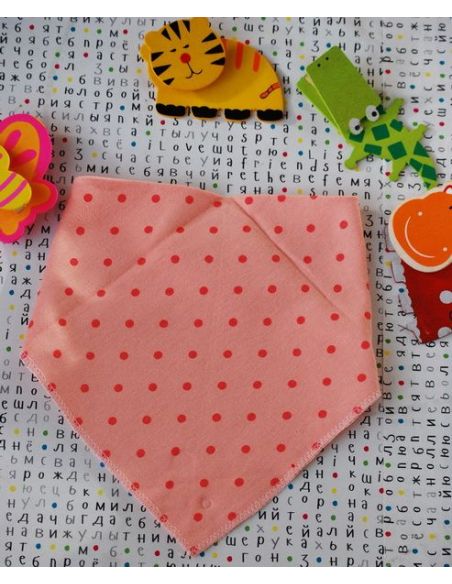 Whirl, bib, araphak on the button - peach buy in online store Whirl, bib, araphak on the button - peach buy in online store