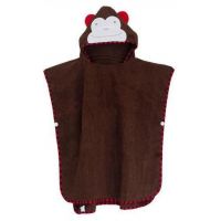 Children's Towel Cape Poncho (Analog Skip Hop) with Hood - Monkey 70 * 140 buy in online store