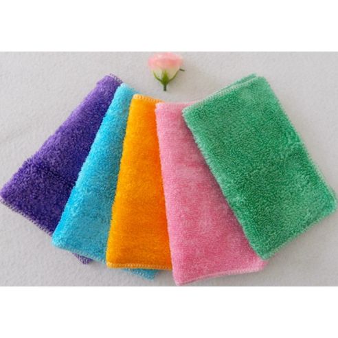 Bamboo rag for washing dishes and house cleaning 18 * 23cm buy in online store