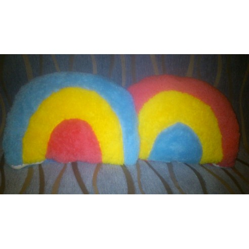 Warm blanket and pillow, 2 in 1 - Rainbow buy in online store