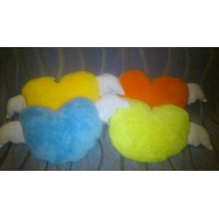 Warm blanket and pillow, 2 in 1 - Heart buy in online store 2