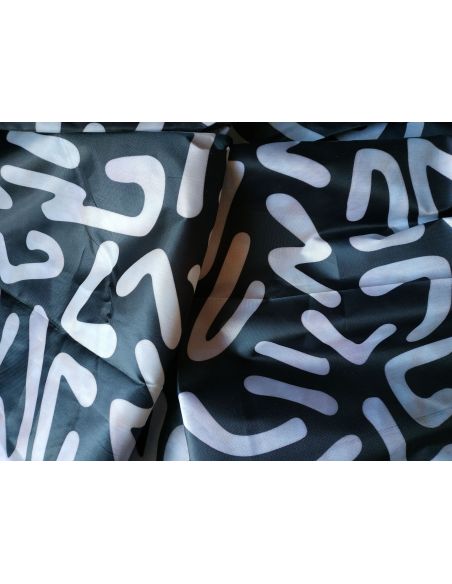 Rug Organizer for Toys 150cm - Black and Gray buy in online store Rug Organizer for Toys 150cm - Black and Gray buy in online store