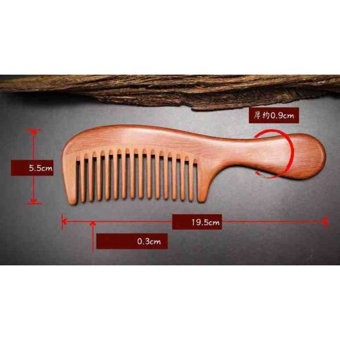 Mahogany hairbrush 16 teeth buy in online store