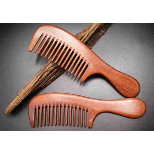 Mahogany hairbrush 16 teeth buy in online store