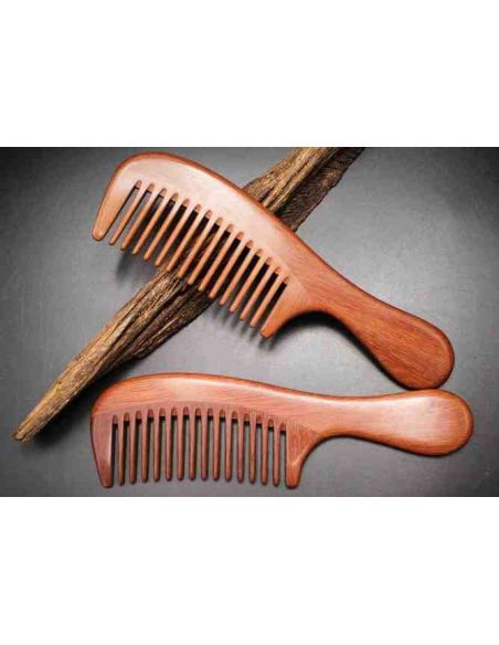 Mahogany hairbrush 16 teeth buy in online store