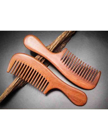 Mahogany hairbrush 16 teeth buy in online store