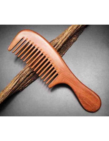 Mahogany hairbrush 16 teeth buy in online store