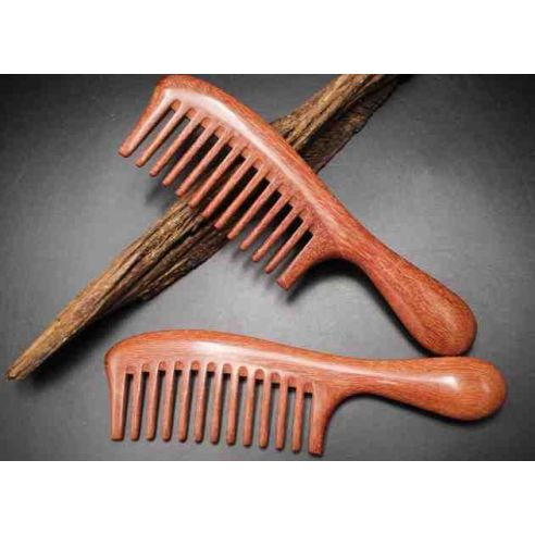 Mahogany hairbrush 13 teeth buy in online store
