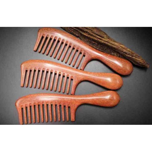 Mahogany hairbrush 13 teeth buy in online store