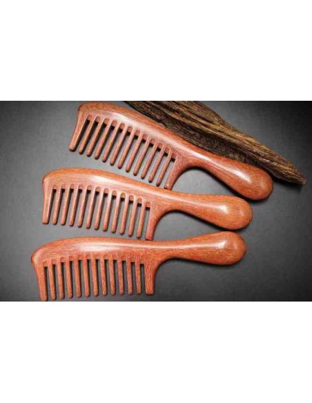 Mahogany hairbrush 13 teeth buy in online store