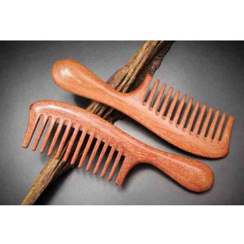 Mahogany hairbrush 13 teeth buy in online store