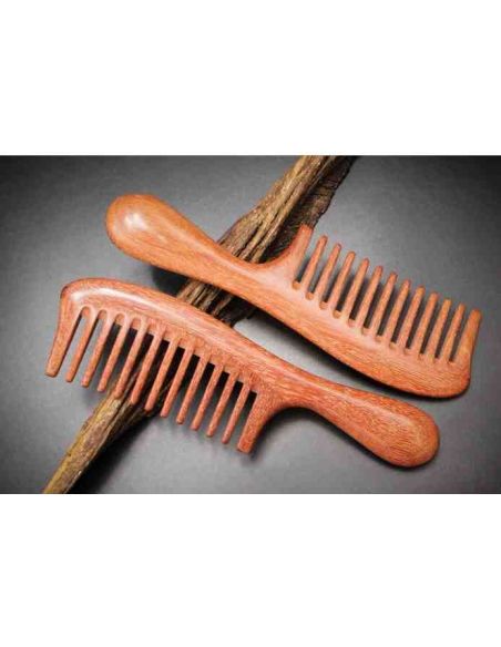 Mahogany hairbrush 13 teeth buy in online store