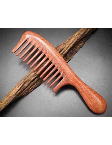 Mahogany hairbrush 13 teeth buy in online store