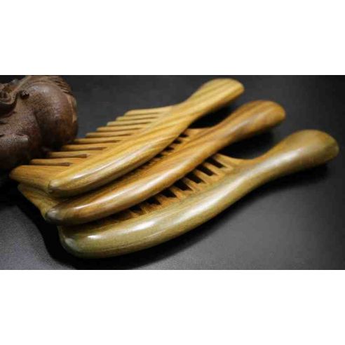 Sandalwood hairbrush wide teeth 19,5cm buy in online store