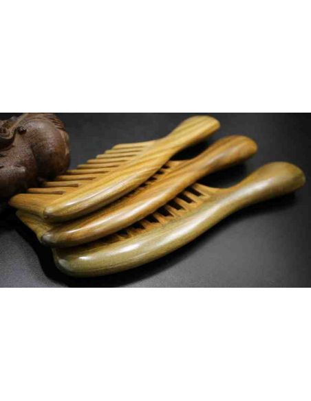 Sandalwood hairbrush wide teeth 19,5cm buy in online store Sandalwood hairbrush wide teeth 19,5cm buy in online store