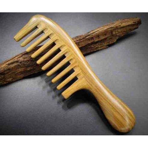 Sandalwood hairbrush wide teeth 19,5cm buy in online store