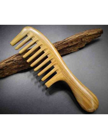Sandalwood hairbrush wide teeth 19,5cm buy in online store Sandalwood hairbrush wide teeth 19,5cm buy in online store