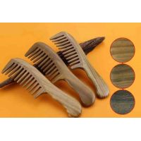 Sandalwood hairbrush Wide teeth 18.5cm buy in online store 2
