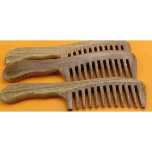 Sandalwood hairbrush Wide teeth 18.5cm buy in online store