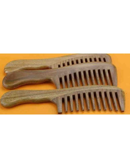 Sandalwood hairbrush Wide teeth 18.5cm buy in online store Sandalwood hairbrush Wide teeth 18.5cm buy in online store
