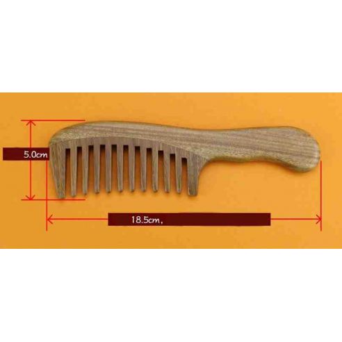Sandalwood hairbrush Wide teeth 18.5cm buy in online store