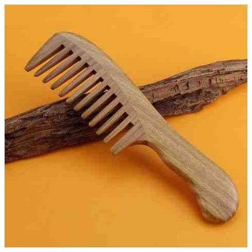 Sandalwood hairbrush Wide teeth 18.5cm buy in online store