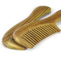 Sandalwood hairbrush wide teeth 20cm buy in online store 2