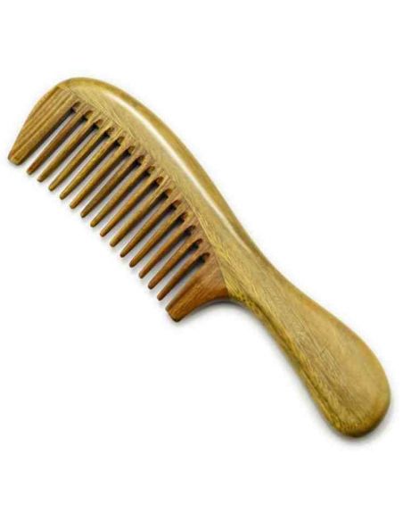 Sandalwood hairbrush wide teeth 20cm buy in online store Sandalwood hairbrush wide teeth 20cm buy in online store