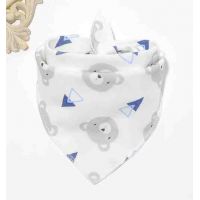 Whirl, bib, araphak on the button - Bear gray buy in online store
