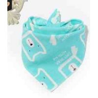 Slotman, bib, araphak on the button - Bear on blue buy in online store